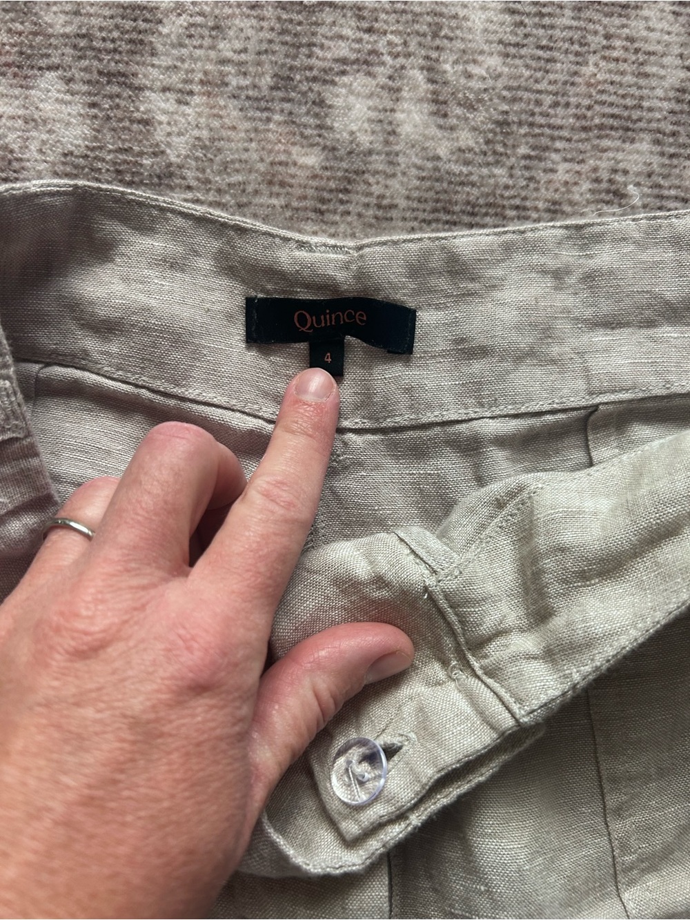 Quince patch pocket linen pants - Picture 2 of 4